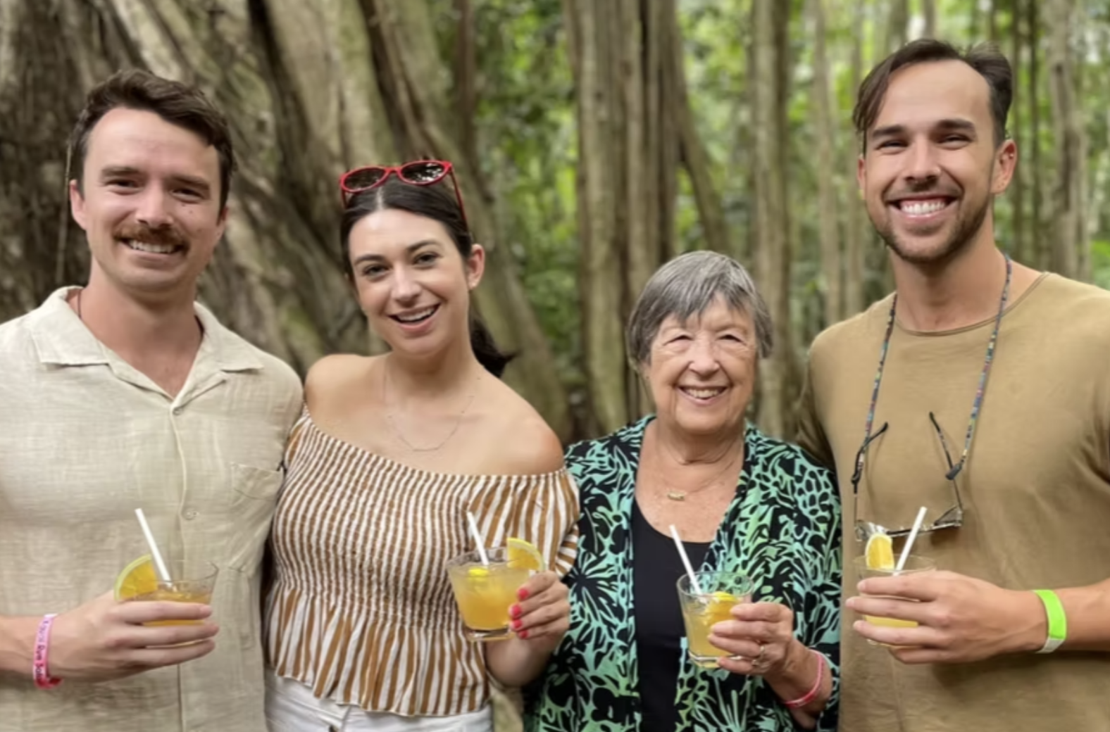 A happy group on the Mai Tai Tasting Tour